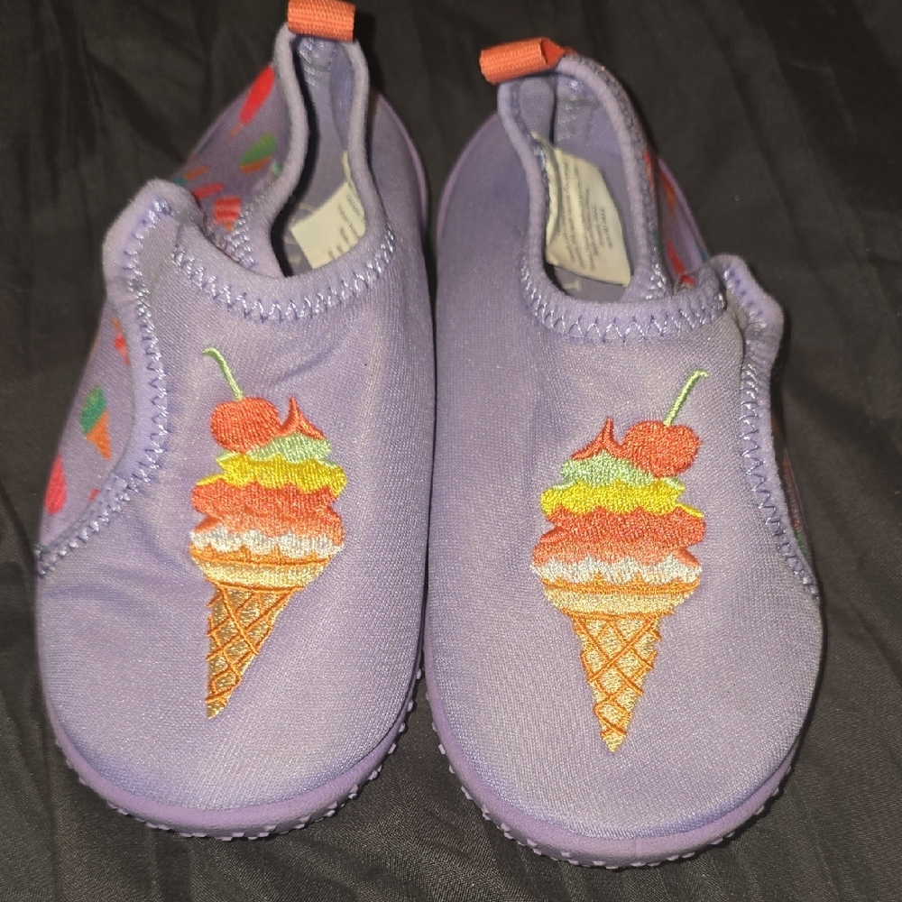 Kids Ice Cream Water Shoes - Purple